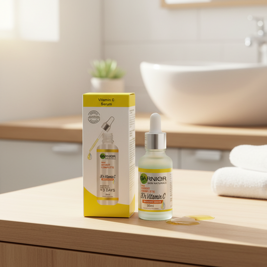 Garnier Vitamin C Serum 30ml – Bright Complete 30X Vitamin C Dark Spot Corrector & Skin Brightening Serum